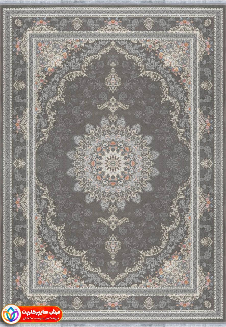 فرش 1500 شانه گل برجسته کد 15984 فرش 1500 شانه گل برجسته کد 15984