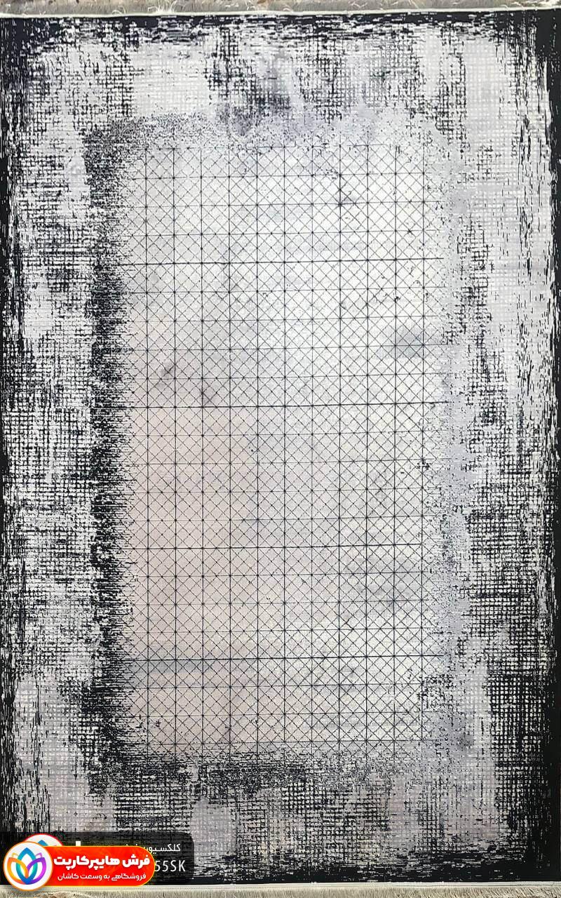 41055sk فرش ماشینی برجسته وینتیج کد 41055