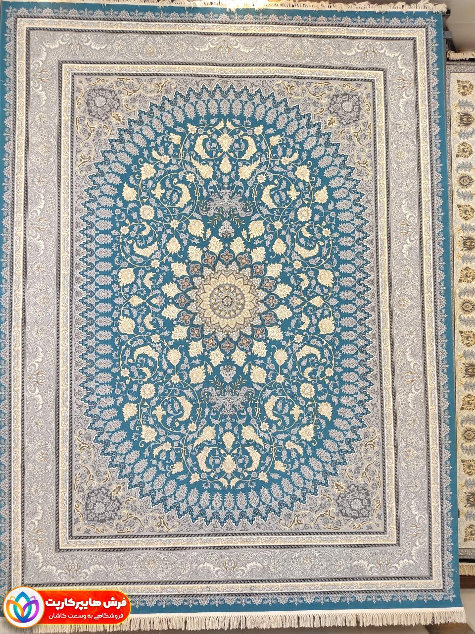 802003آبی-min فرش 700 شانه کد 802003 آبی