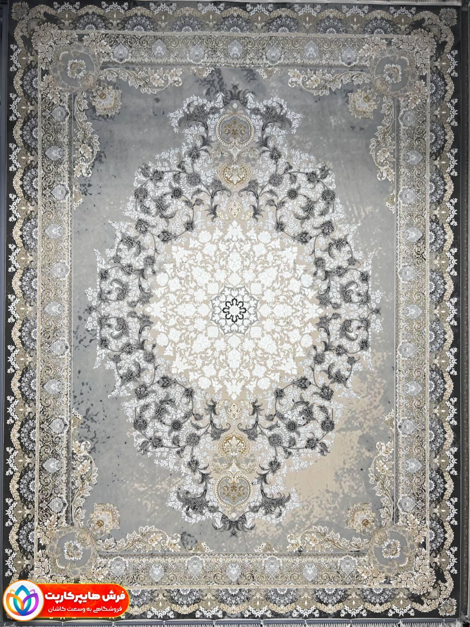ژاکلین نقره ای-min فرش 1200 شانه طرح ژاکلین نقره ای