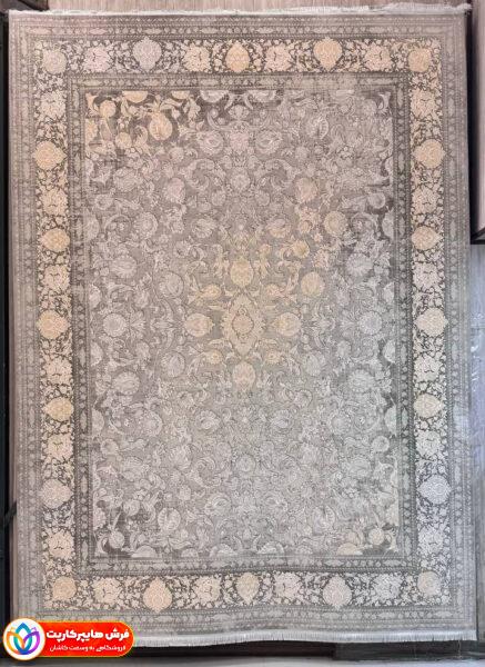مقایسه فرش طلاکوب و فرش وینتیج؛ کدام طرح برای اتاق پذیرایی مناسب تر است؟ 7 فرش 1200 شانه برجسته کد 3641وینتیج