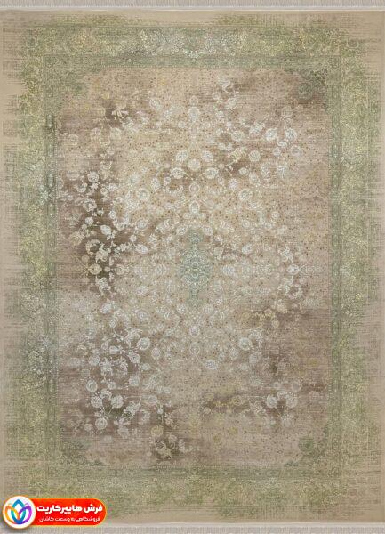 مقایسه فرش طلاکوب و فرش وینتیج؛ کدام طرح برای اتاق پذیرایی مناسب تر است؟ 3 فرش 1200 شانه کد 12125 کرم