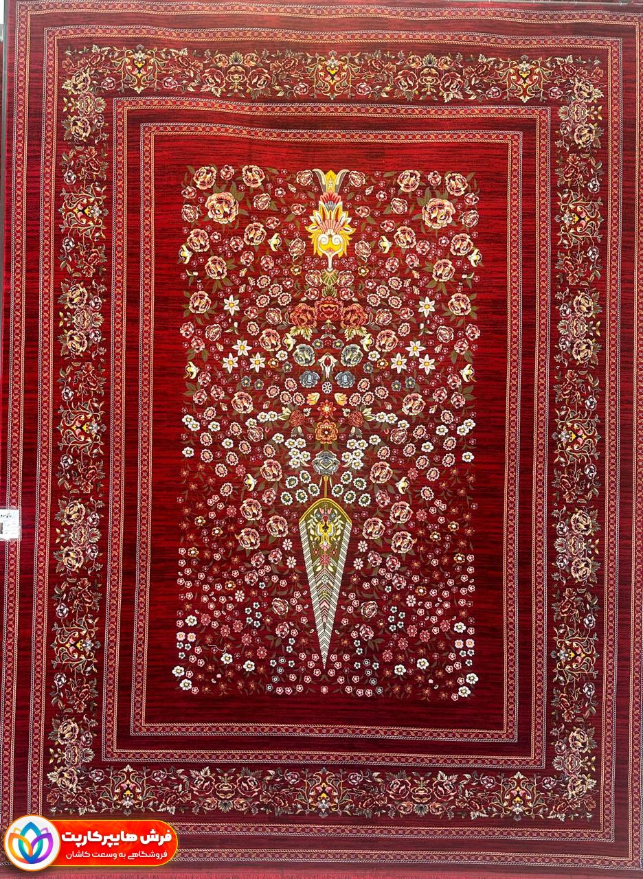 ۷۰۰شانه سرولاکی-min فرش 700 شانه طرح سرو لاکی