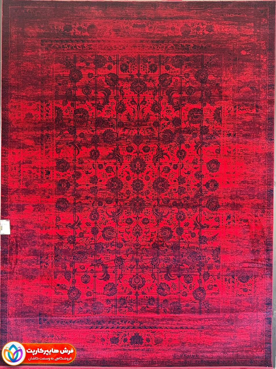 ۷۰۰شانه پانیذ لاکی-min فرش 700 شانه طرح پانیذ لاکی