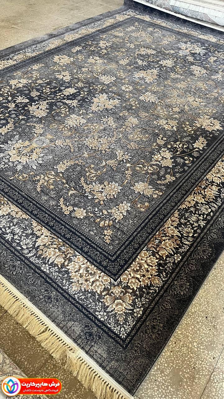 دلوین سربی طلاکوب-min فرش 700 شانه طرح دلوین سربی طلاکوب