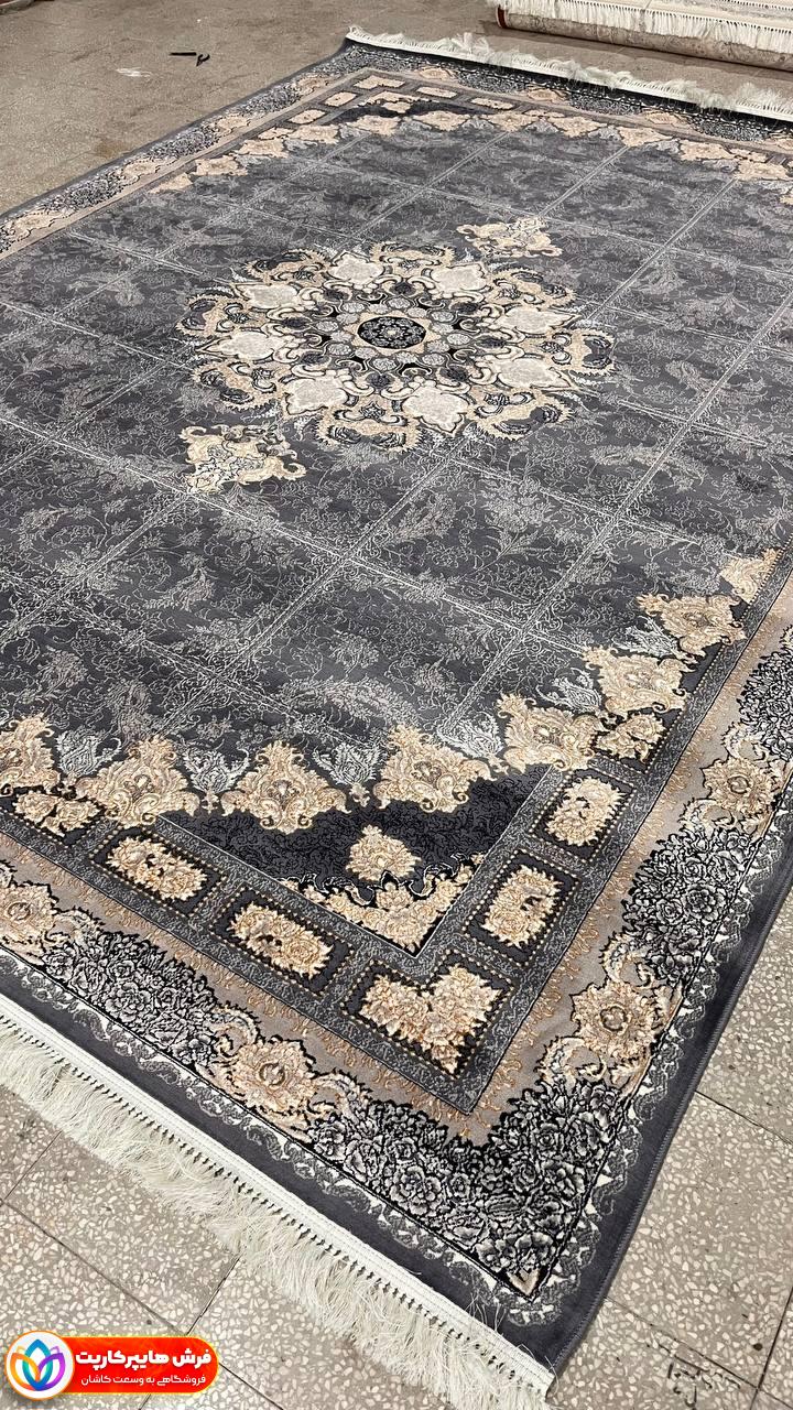 فرش 700 شانه طرح لیندا سربی
