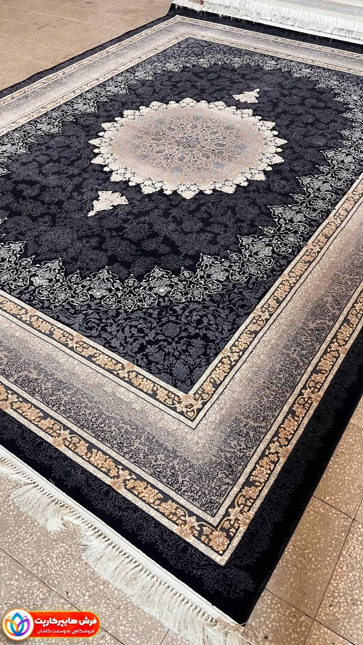 مهر سرمه ای-min فرش 700 شانه طرح مهر