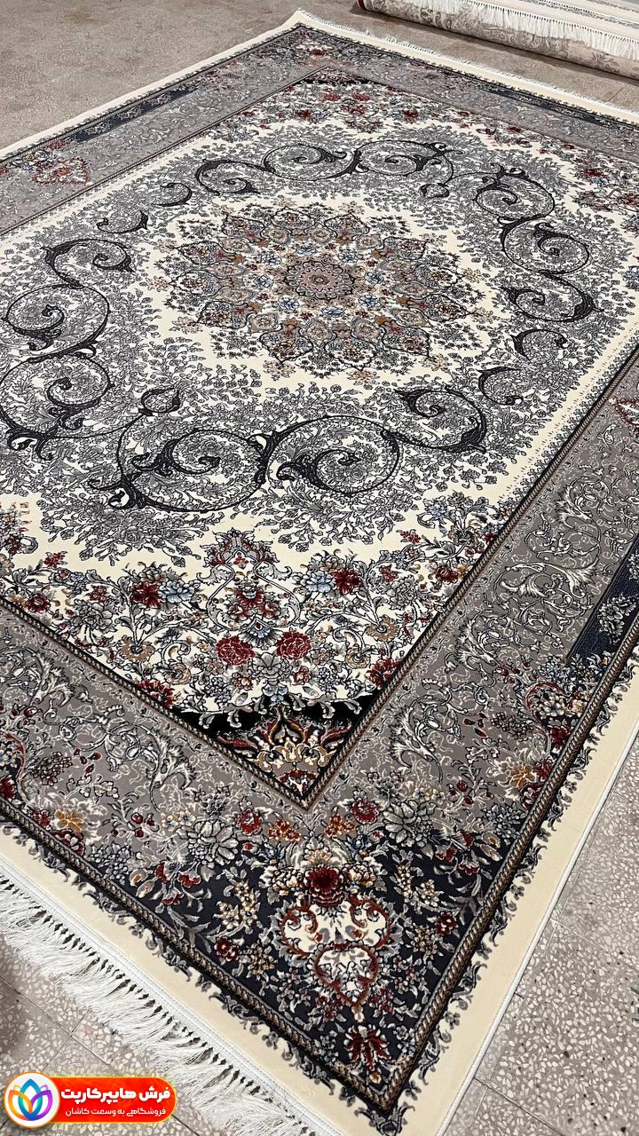 مهسا کرم-min فرش 700 شانه طرح مهسا کرم
