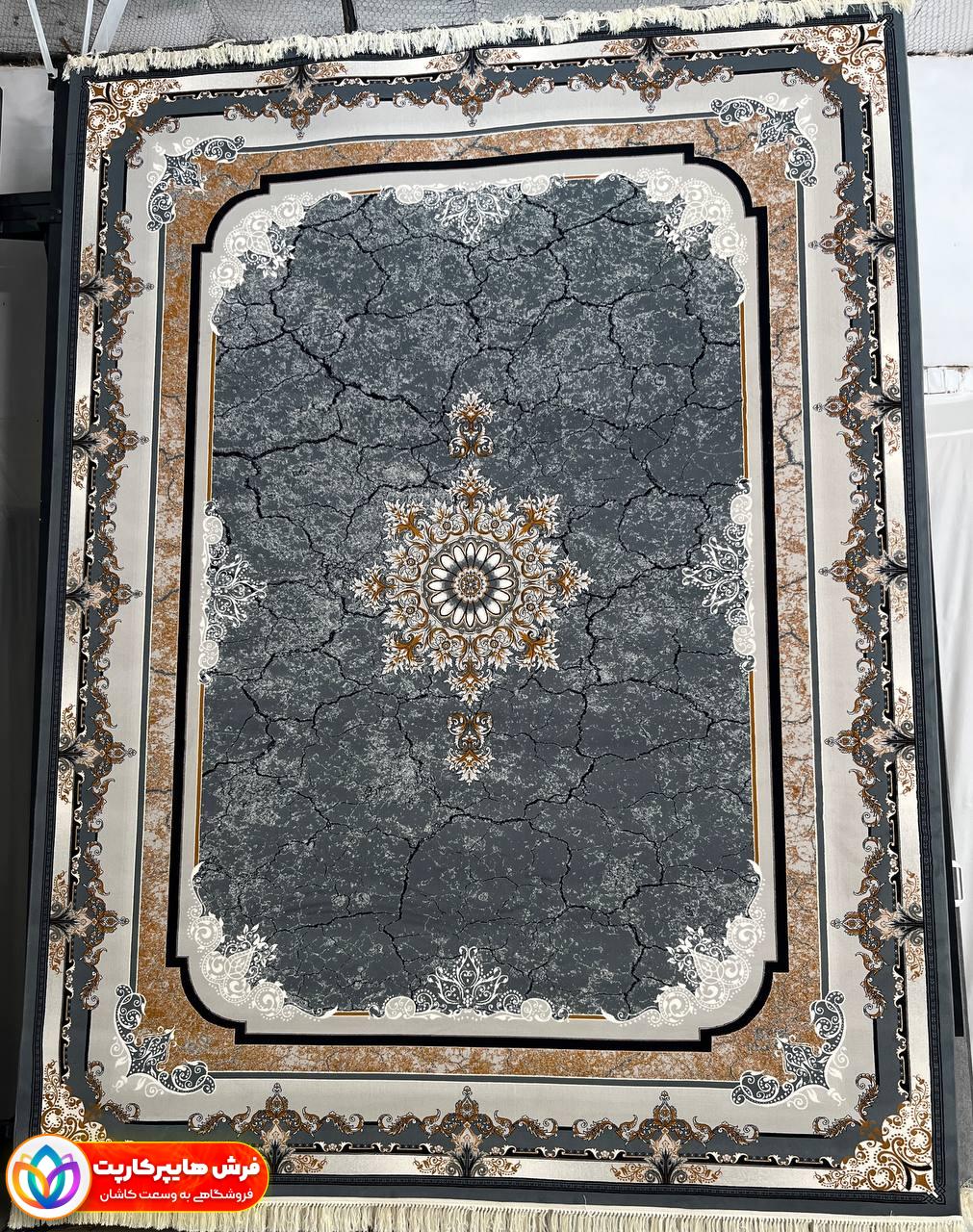 اورانوس دودی-min فرش 700 شانه طرح اورانوس دودی