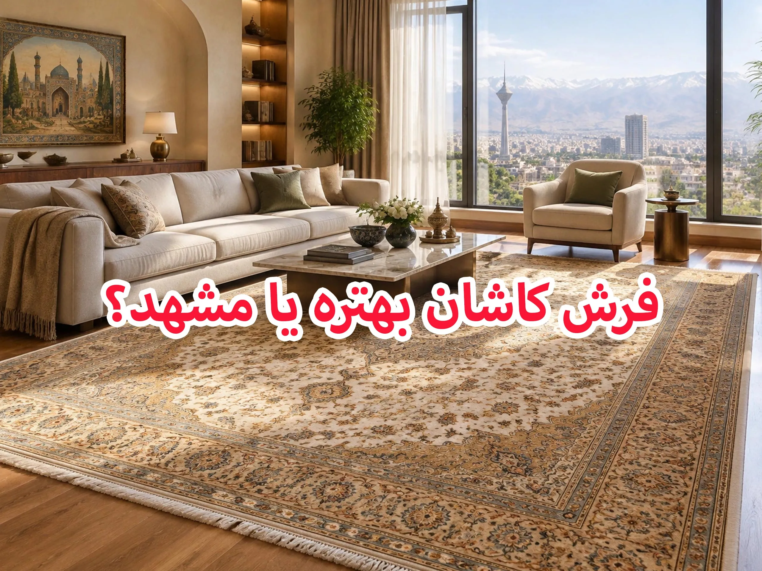 فرش کاشان بهتره یا مشهد؟